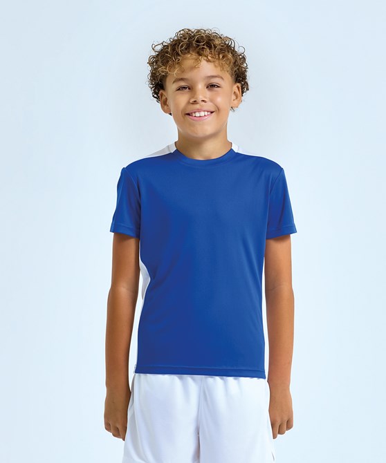 Kids TriDri® contrast performance t-shirt