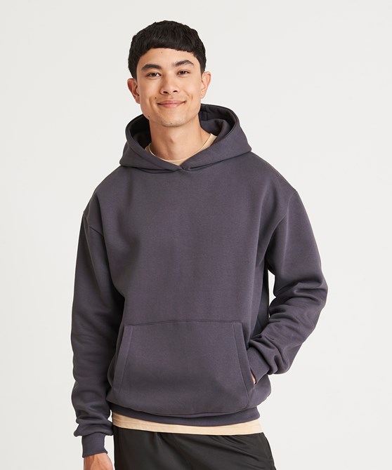 Sweat à capuche Signature boxy épais
