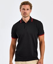 Men's classic fit tipped polo