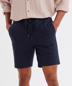 Men’s drawstring chino shorts
