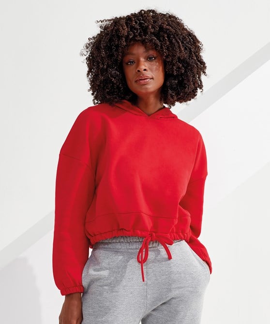 Women's TriDri® cropped oversize hoodie