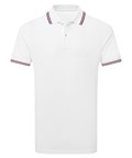 White/Burgundy