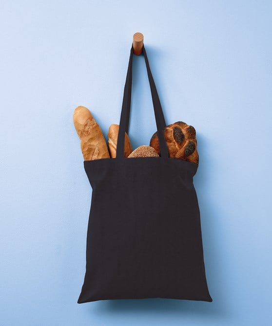Recycled cotton shopper long handle