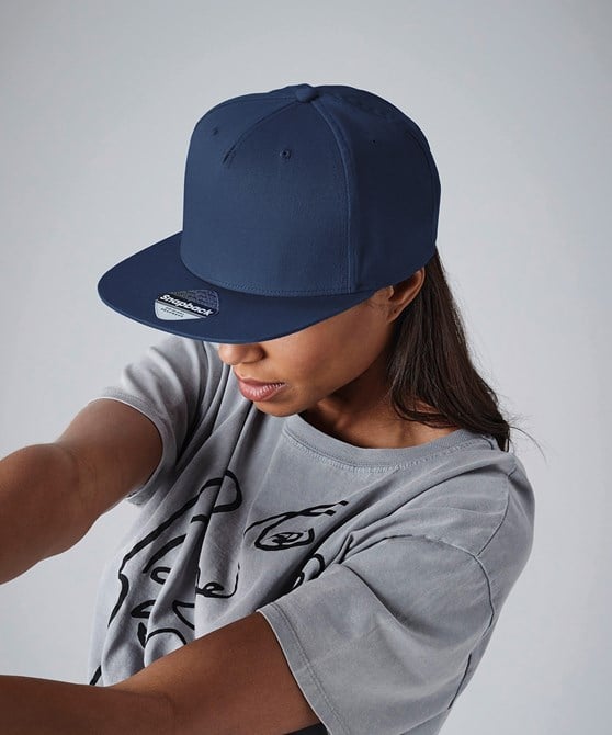 5-panel snapback rapper cap