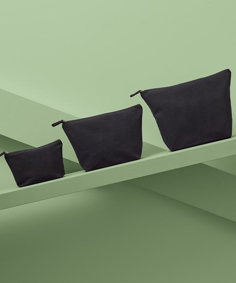 Recycled luxe accessory bag