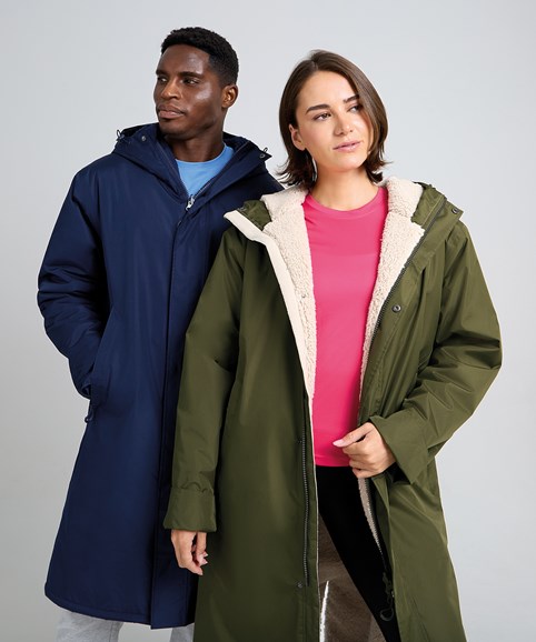 TriDri® Recycled all-seasons waterproof longline robe