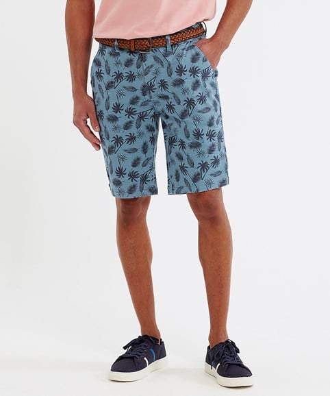 Men’s palm print shorts