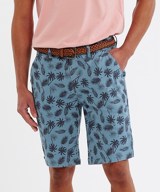 Men’s palm print shorts