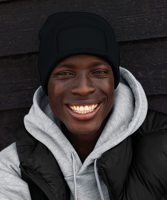 Original patch beanie