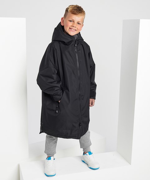 Kids TriDri® Recycled all-seasons waterproof changing robe