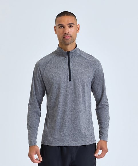 T-shirt performance à manches longues zip 1/4 TriDri®