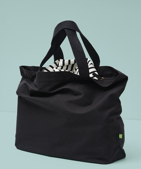 Tote bag zippé en toile biologique de qualité supérieure Elba