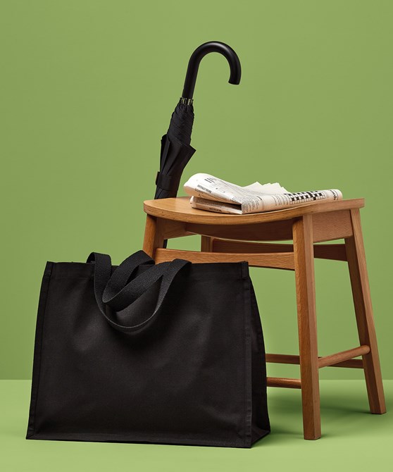 Cabas de bonne tenue en toile recyclée haut de gamme